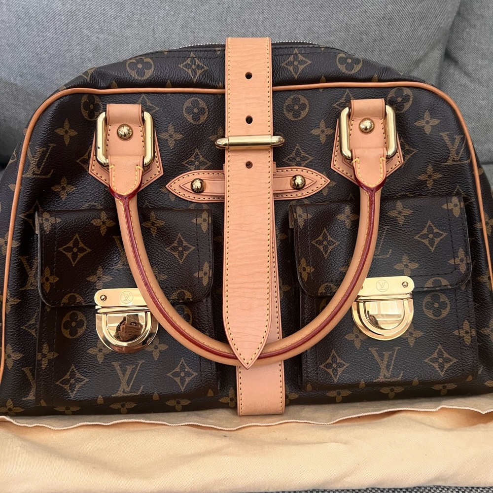 Authentic Mint Condition Louis Vuitton Manhattan … - image 1